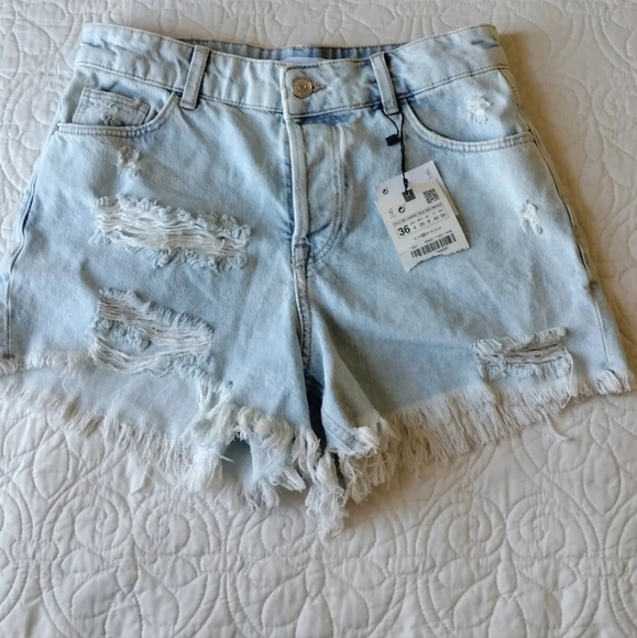 Zara Shorts Zara Jean Shorts Poshmark